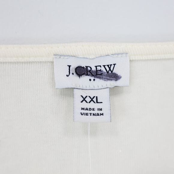 J.Crew Square Neck Long Sleeve Top Cream Ivory Size XXL NWT - Picture 6 of 7